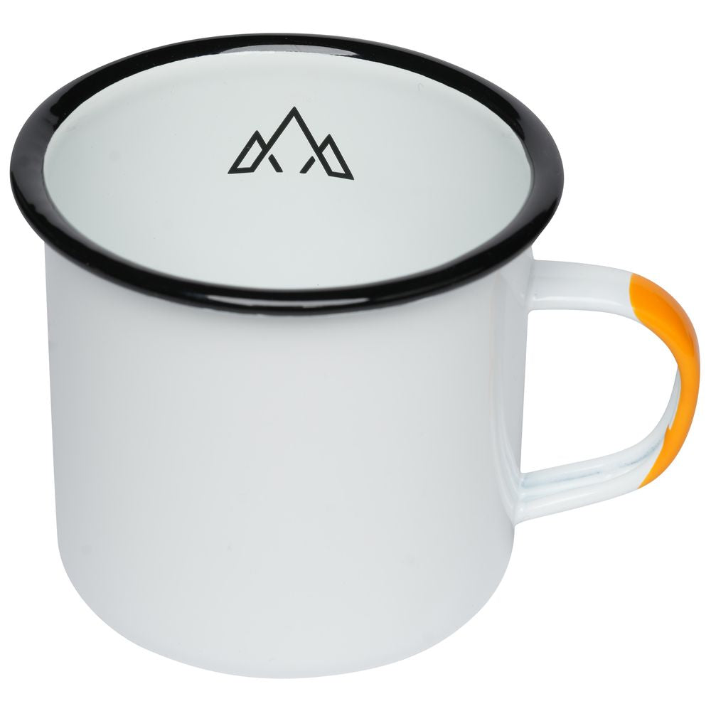 Fjern - Koppa Cup (White) | A must-have addition to your adventure essentials, this 500ml capacity mug is your ideal companion for savoring hot drinks and meals by the campfire