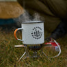 Fjern - Koppa Cup (White) | A must-have addition to your adventure essentials, this 500ml capacity mug is your ideal companion for savoring hot drinks and meals by the campfire