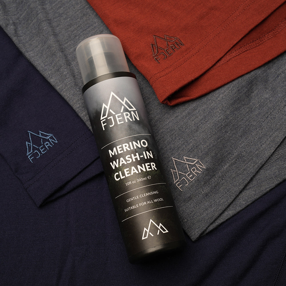Fjern - Merino Wash-In Cleaner (300ml) | Revitalise your merino wool garments with Fjern Merino Wash-In Cleaner