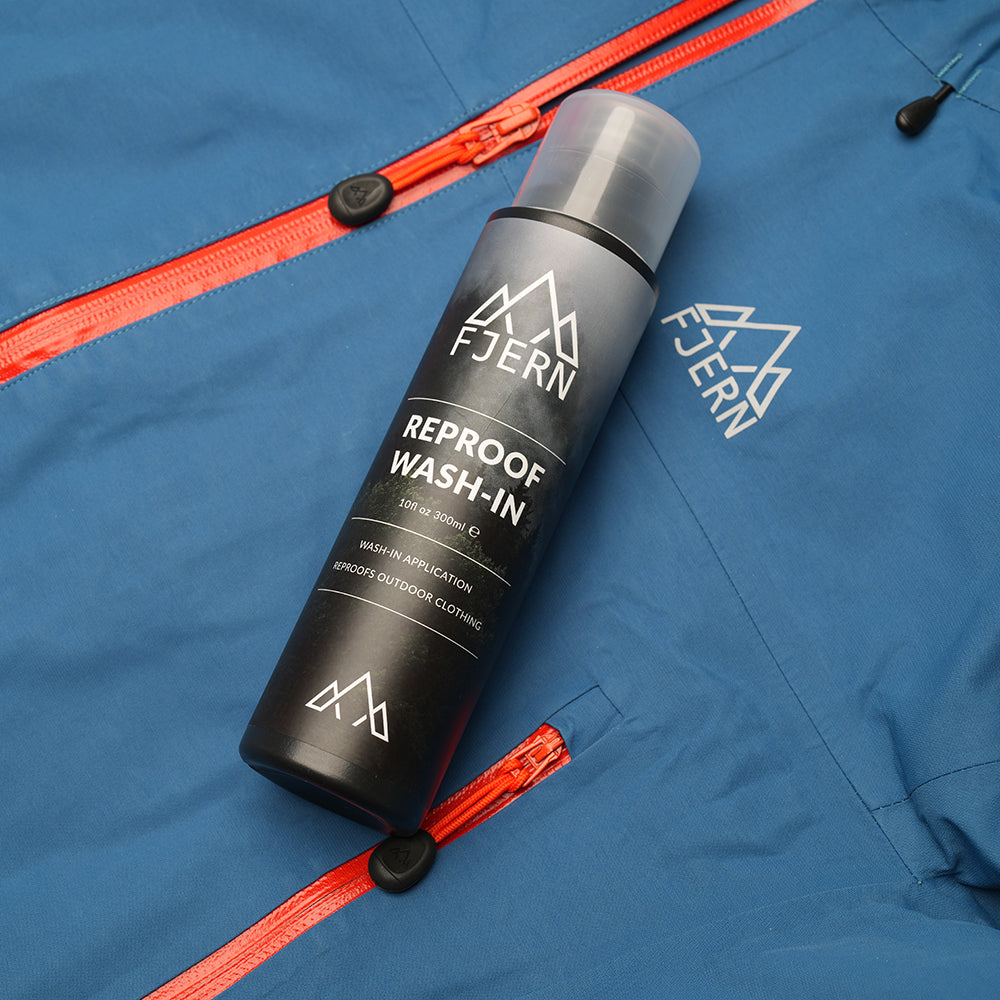 Fjern - Reproof Wash-In (300ml) | Refresh your outdoor apparel with Fjern Reproof Wash-In, ideal for eVent, ecoSHIELD, and GORE-TEX gear