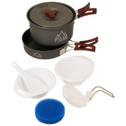 Fjern - Kypsetä Pan Set (Grey/Rust) | Upgrade your camping with our versatile aluminium camping cookware set, designed for 1-2 people
