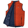 Fjern - Mens Aktiv Down Gilet (Burnt Orange/Navy) | Gear up your alpine performance with the Aktiv Gilet, a versatile and lightweight insulated layer that offers core warmth without the bulk