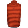 Fjern - Mens Aktiv Down Gilet (Burnt Orange/Navy) | Gear up your alpine performance with the Aktiv Gilet, a versatile and lightweight insulated layer that offers core warmth without the bulk