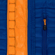 Fjern - Mens Aktiv Down Gilet (Electric/Sunshine) | Gear up your alpine performance with the Aktiv Gilet, a versatile and lightweight insulated layer that offers core warmth without the bulk
