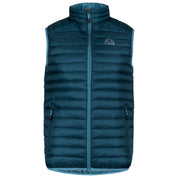 Fjern - Mens Aktiv Down Gilet (Petrol/Arctic Blue) | Gear up your alpine performance with the Aktiv Gilet, a versatile and lightweight insulated layer that offers core warmth without the bulk