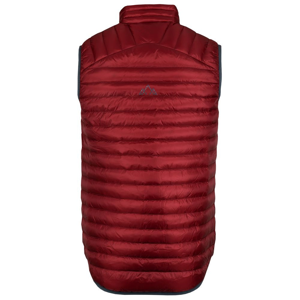Fjern - Mens Aktiv Down Gilet (Rust/Charcoal) | Gear up your alpine performance with the Aktiv Gilet, a versatile and lightweight insulated layer that offers core warmth without the bulk