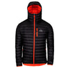 Fjern - Mens Aktiv Down Hooded Jacket (Black/Orange) | Venture further with the Aktiv, a versatile and lightweight insulated layer that offers exceptional warmth in a compact package