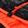Fjern - Mens Aktiv Down Hooded Jacket (Black/Orange) | Venture further with the Aktiv, a versatile and lightweight insulated layer that offers exceptional warmth in a compact package