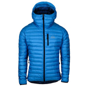 Fjern - Mens Aktiv Down Hooded Jacket (Cobalt/Navy) | Venture further with the Aktiv, a versatile and lightweight insulated layer that offers exceptional warmth in a compact package