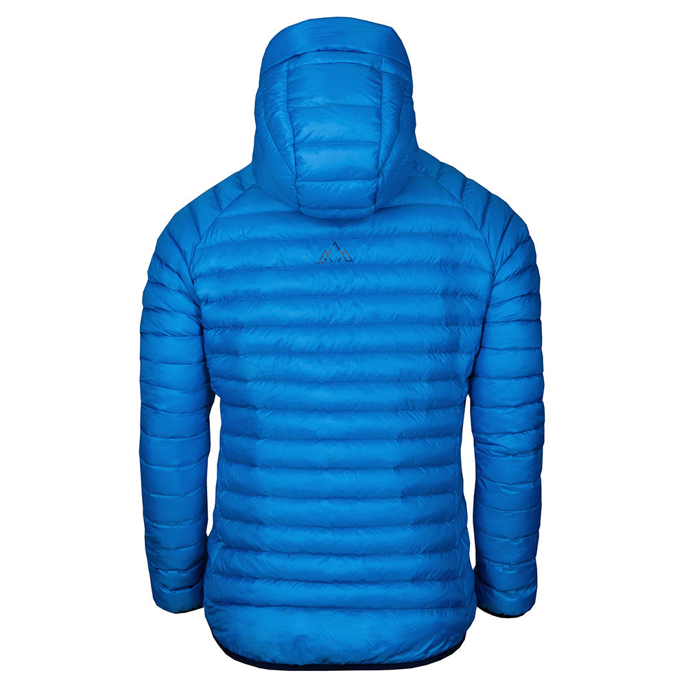 Fjern - Mens Aktiv Down Hooded Jacket (Cobalt/Navy) | Venture further with the Aktiv, a versatile and lightweight insulated layer that offers exceptional warmth in a compact package