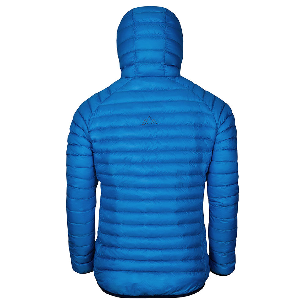 Fjern - Mens Aktiv Down Hooded Jacket (Cobalt/Navy) | Venture further with the Aktiv, a versatile and lightweight insulated layer that offers exceptional warmth in a compact package