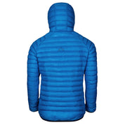 Fjern - Mens Aktiv Down Hooded Jacket (Cobalt/Navy) | Venture further with the Aktiv, a versatile and lightweight insulated layer that offers exceptional warmth in a compact package
