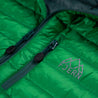 Fjern - Mens Aktiv Down Hooded Jacket (Green/Pine) | Venture further with the Aktiv, a versatile and lightweight insulated layer that offers exceptional warmth in a compact package