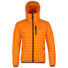 Fjern - Mens Aktiv Down Hooded Jacket (Sunshine/Navy) | Venture further with the Aktiv, a versatile and lightweight insulated layer that offers exceptional warmth in a compact package