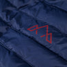 Fjern - Mens Aktiv Down Hoodless Jacket (Navy/Rust) | Venture further with the Aktiv, a versatile and lightweight insulated layer that offers exceptional warmth in a compact package