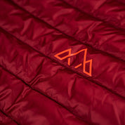 Fjern - Mens Aktiv Down Hoodless Jacket (Raspberry Red/Orange) | Venture further with the Aktiv, a versatile and lightweight insulated layer that offers exceptional warmth in a compact package