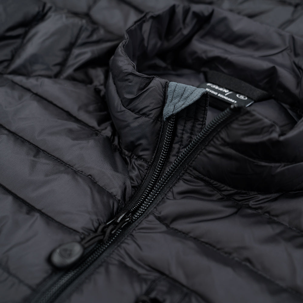 Fjern - Mens Aktiv Down Hoodless Jacket (Stealth) | Venture further with the Aktiv, a versatile and lightweight insulated layer that offers exceptional warmth in a compact package