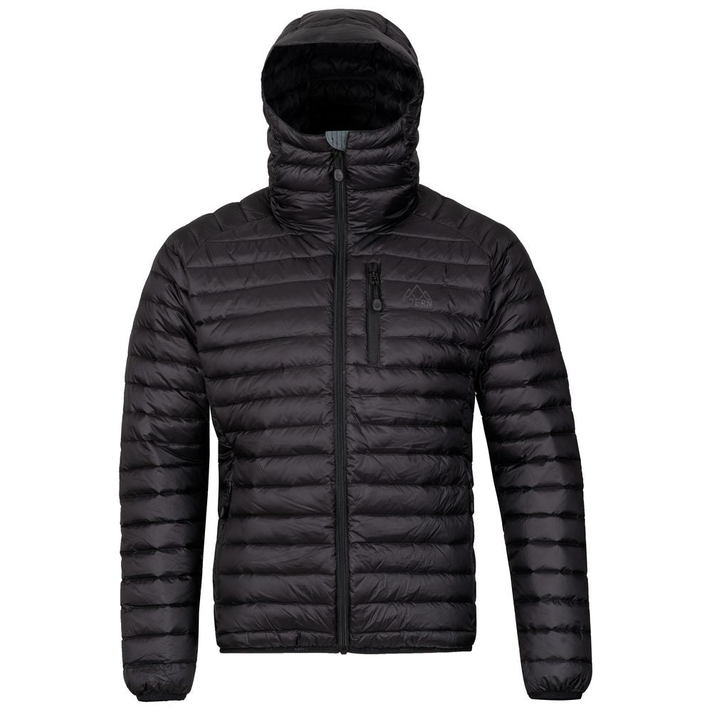Fjern - Mens Aktiv Down Hooded Jacket (Stealth) | Venture further with the Aktiv, a versatile and lightweight insulated layer that offers exceptional warmth in a compact package