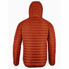 Fjern - Mens Aktiv Down Hooded Jacket (Burnt Orange/Navy) | Venture further with the Aktiv, a versatile and lightweight insulated layer that offers exceptional warmth in a compact package