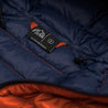 Fjern - Mens Aktiv Down Hooded Jacket (Burnt Orange/Navy) | Venture further with the Aktiv, a versatile and lightweight insulated layer that offers exceptional warmth in a compact package