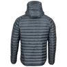 Fjern - Mens Aktiv Down Hooded Jacket (Charcoal/Navy) | Venture further with the Aktiv, a versatile and lightweight insulated layer that offers exceptional warmth in a compact package