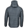 Fjern - Mens Aktiv Down Hooded Jacket (Charcoal/Navy) | Venture further with the Aktiv, a versatile and lightweight insulated layer that offers exceptional warmth in a compact package