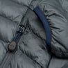 Fjern - Mens Aktiv Down Hooded Jacket (Charcoal/Navy) | Venture further with the Aktiv, a versatile and lightweight insulated layer that offers exceptional warmth in a compact package