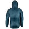 Fjern - Mens Aktiv Down Hooded Jacket (Petrol/Arctic Blue) | Venture further with the Aktiv, a versatile and lightweight insulated layer that offers exceptional warmth in a compact package