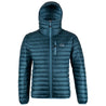 Fjern - Mens Aktiv Down Hooded Jacket (Petrol/Arctic Blue) | Venture further with the Aktiv, a versatile and lightweight insulated layer that offers exceptional warmth in a compact package