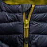 Fjern - Mens Aktiv Down Hooded Jacket (Storm Grey/Lime) | Venture further with the Aktiv, a versatile and lightweight insulated layer that offers exceptional warmth in a compact package