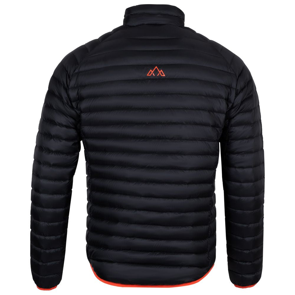 Fjern - Mens Aktiv Down Hoodless Jacket (Black/Orange) | Venture further with the Aktiv, a versatile and lightweight insulated layer that offers exceptional warmth in a compact package