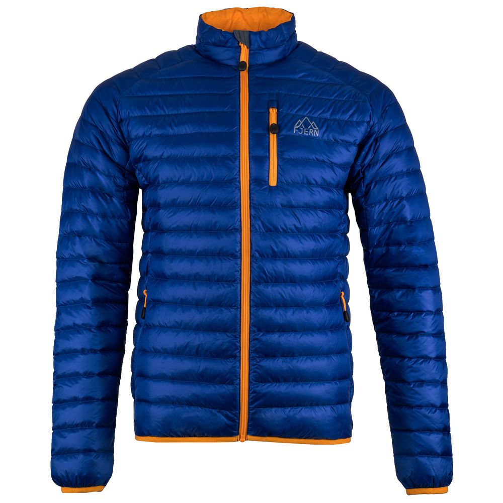 Fjern - Mens Aktiv Down Hoodless Jacket (Electric/Sunshine) | Venture further with the Aktiv, a versatile and lightweight insulated layer that offers exceptional warmth in a compact package