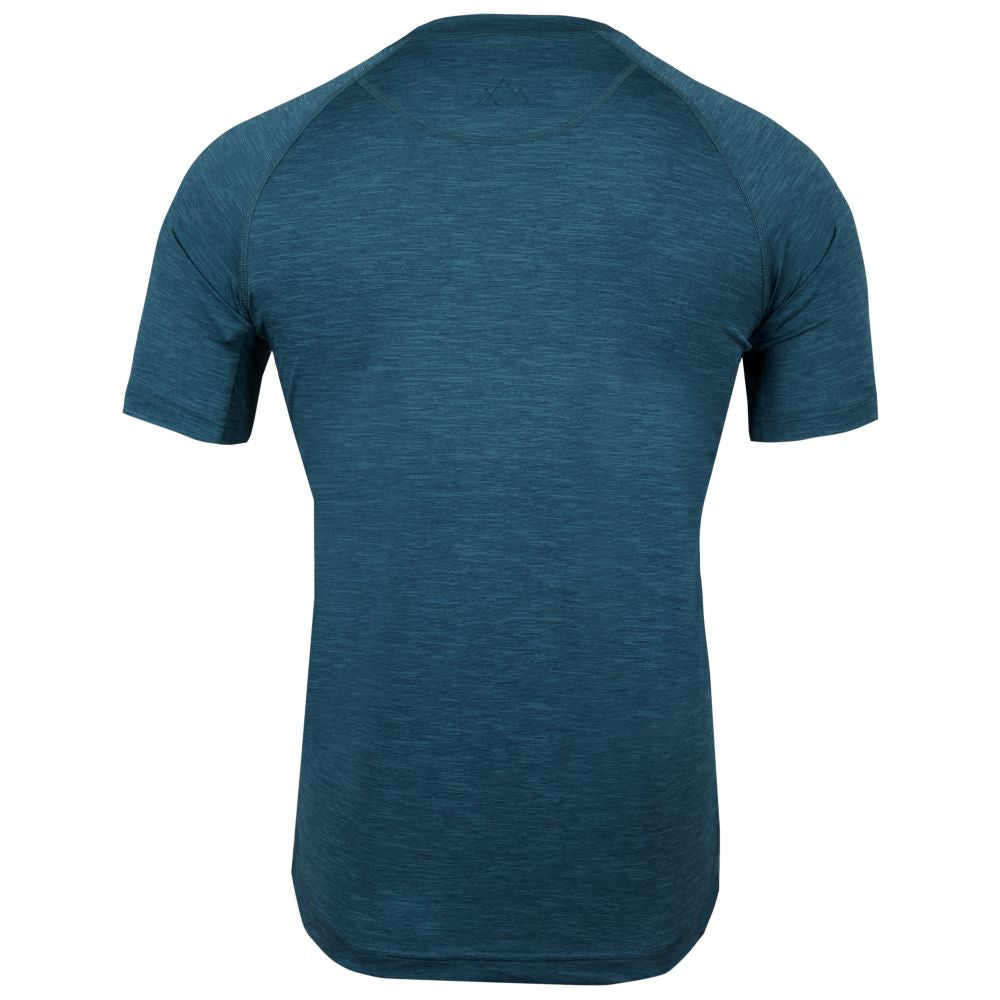 Fjern - Mens Andas Crew (Petrol) | Find comfort and performance with our lightweight technical short sleeve crew, crafted from innovative S