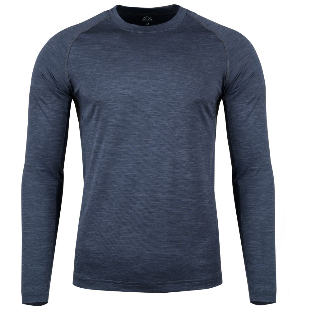 Fjern - Mens Andas Long Sleeve Crew (Storm) | Our lightweight technical long sleeve crew is crafted from S