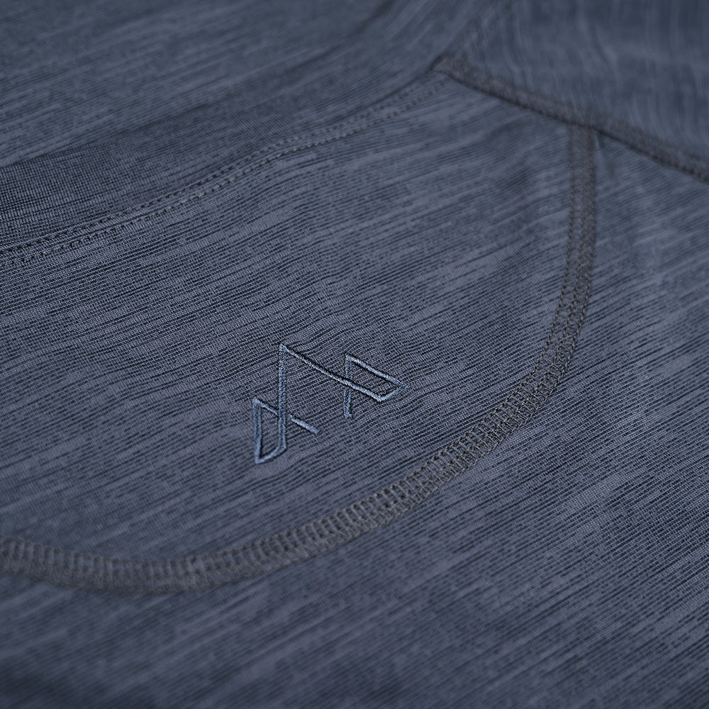 Fjern - Mens Andas Long Sleeve Crew (Storm) | Our lightweight technical long sleeve crew is crafted from S