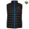 Fjern - Mens Arktis Down Gilet (Black/Cobalt)