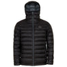 Fjern - Mens Arktis Down Hooded Jacket (Black/Charcoal) | The Arktis is an incredibly versatile insulated layer that stands strong in brutal conditions