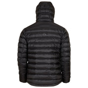 Fjern - Mens Arktis Down Hooded Jacket (Black/Charcoal) | The Arktis is an incredibly versatile insulated layer that stands strong in brutal conditions