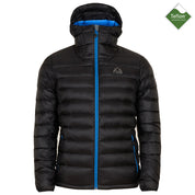 Fjern - Mens Arktis Down Hooded Jacket (Black/Cobalt) | The Arktis is an incredibly versatile insulated layer that stands strong in brutal conditions