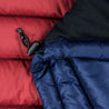 Fjern - Mens Arktis Down Hooded Jacket (Navy/Rust) | The Arktis is an incredibly versatile insulated layer that stands strong in brutal conditions