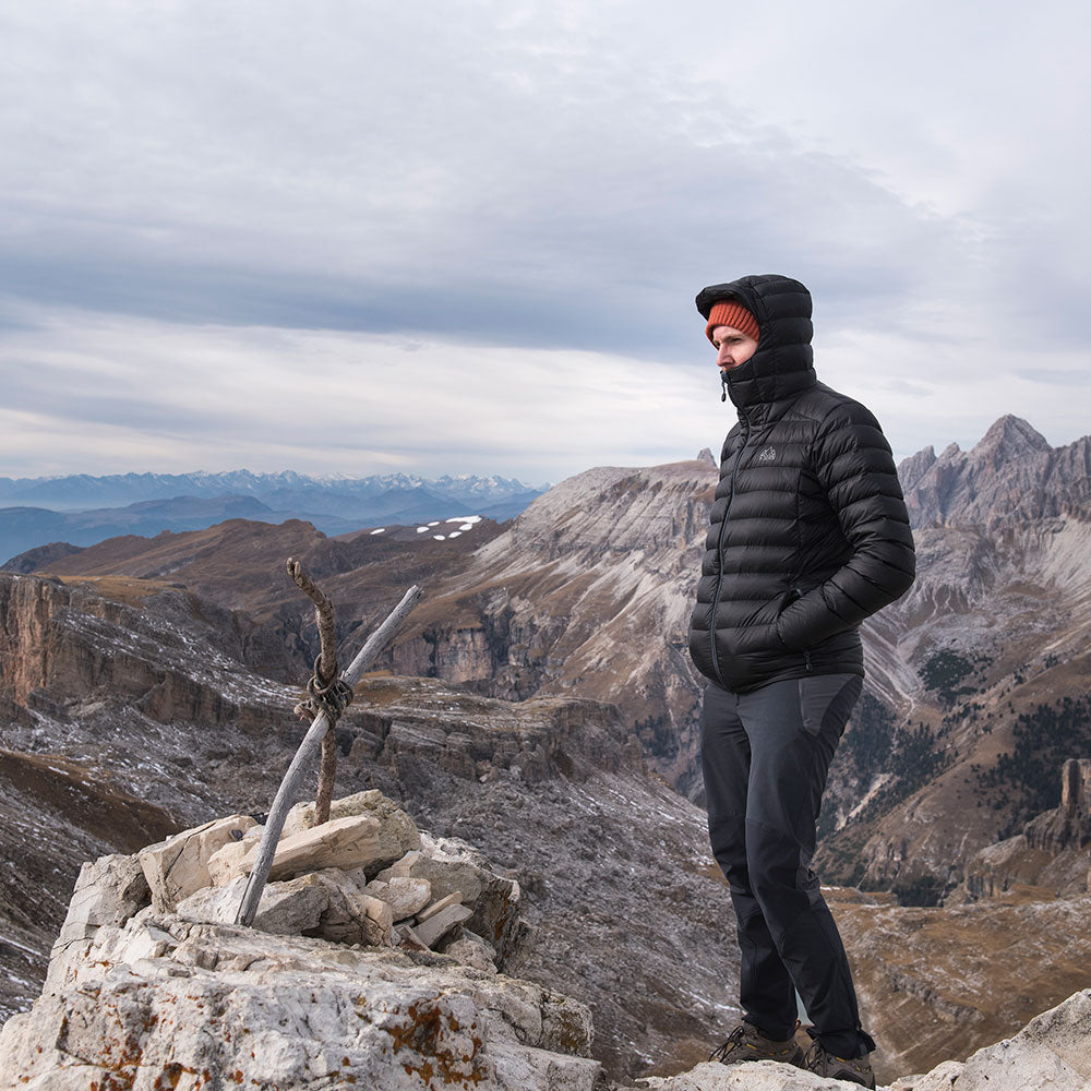 Hooded Jacket Men's Mountain Trekking Down Jacket Men's