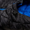 Fjern - Mens Arktis II Down Hooded Jacket (Black/Cobalt) | The Arktis II is an incredibly versatile insulated layer that stands strong in brutal conditions