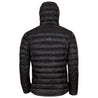 Fjern - Mens Arktis II Down Hooded Jacket (Black/Cobalt) | The Arktis II is an incredibly versatile insulated layer that stands strong in brutal conditions