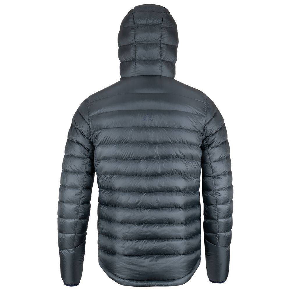 Fjern | Mens Arktis II Down Hooded Jacket (Charcoal/Navy)