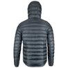 Fjern - Mens Arktis II Down Hooded Jacket (Charcoal/Navy) | The Arktis II is an incredibly versatile insulated layer that stands strong in brutal conditions