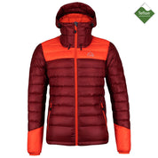 Fjern - Mens Arktis II Down Hooded Jacket (Rust/Orange) | The Arktis II is an incredibly versatile insulated layer that stands strong in brutal conditions