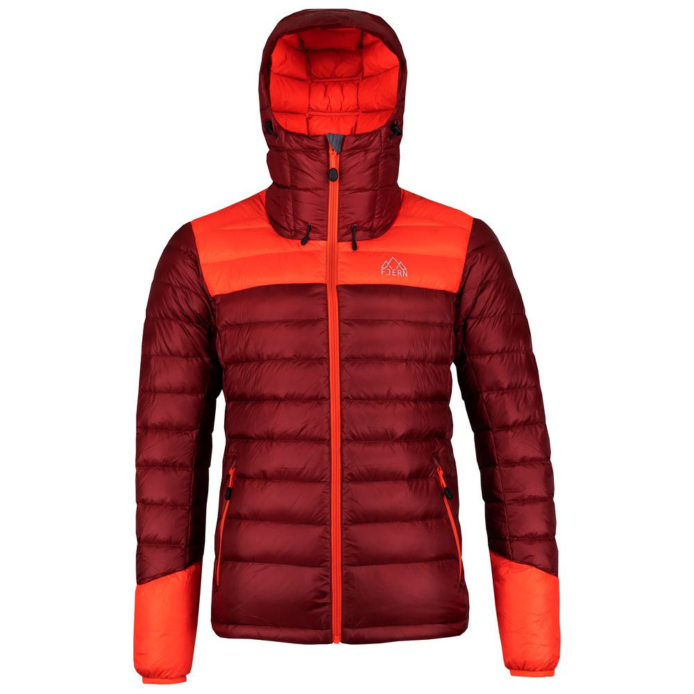 Fjern - Mens Arktis II Down Hooded Jacket (Rust/Orange) | The Arktis II is an incredibly versatile insulated layer that stands strong in brutal conditions