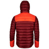 Fjern - Mens Arktis II Down Hooded Jacket (Rust/Orange) | The Arktis II is an incredibly versatile insulated layer that stands strong in brutal conditions