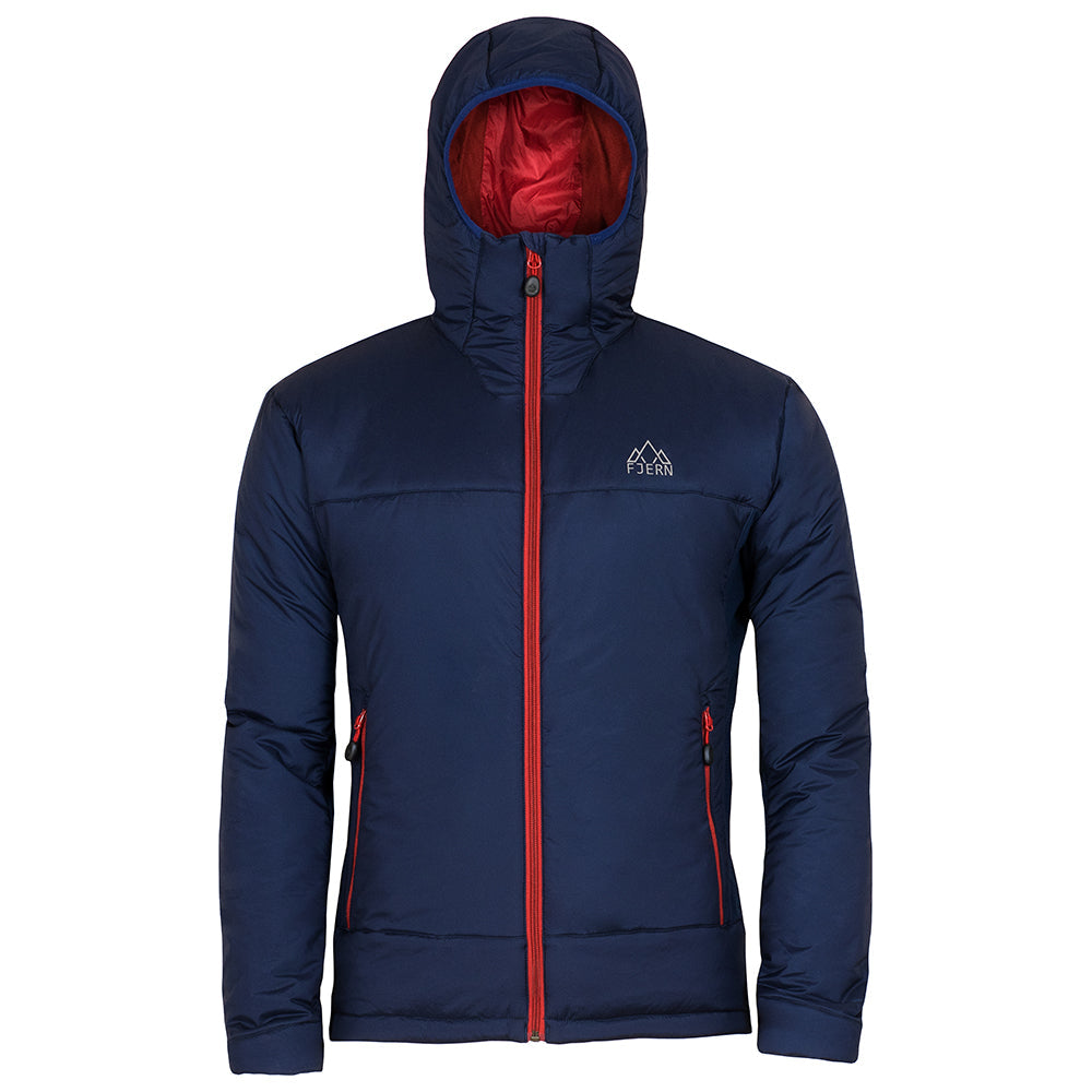 Fjern - Mens Breen Insulated Jacket (Navy/Rust) | The Breen is a fully featured powerhouse designed to conquer the harshest weather conditions