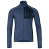 Fjern - Mens Bresprekk Full Zip Fleece (Indigo/Navy) | Designed for the unpredictable alpine conditions, the Bresprekk features Thermal Stretch Grid Fleece that offers exceptional warmth, breathability, and a comfortable fit